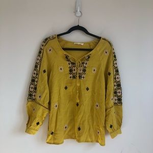 SOLITAIRE  Embroidered Rayon Top